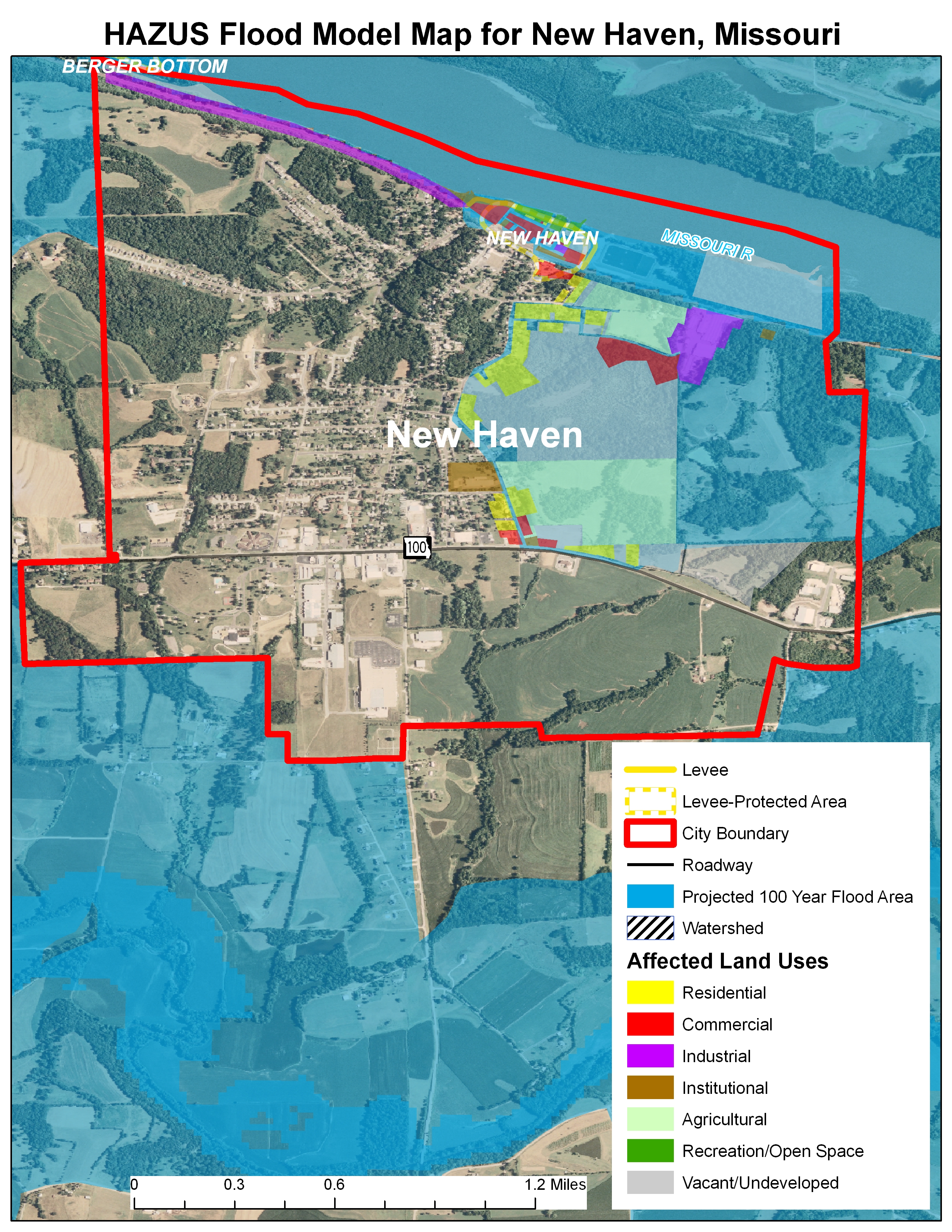 2015-2020 St. Louis Regional All-Hazard Mitigation Plan Maps – Franklin County, MO – East-West ...